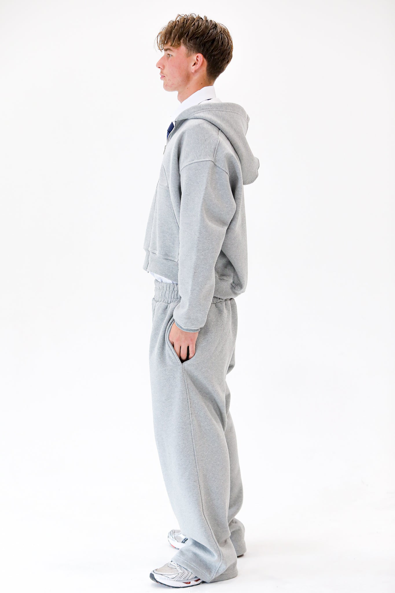 Grey Cloud Zip-Up